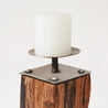 Reclaimed - Small Cube Pillar Candleholder