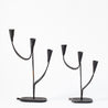 Hand Forged - Small Triple Taper Candleholder