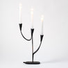 Hand Forged - Large Triple Taper Candleholder