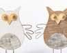 Silly Season - Set of Two Small Standing Owls