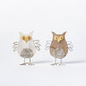Silly Season - Set of Two Small Standing Owls