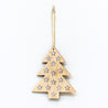 Wood and Silver Christmas - Large Tree Hanger