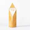 Wood and Gold Christmas - Large Cubist Santa