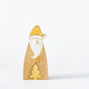 Wood and Gold Christmas - Medium Santa with Tree