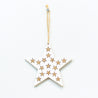 Wood and Gold Christmas - Large Star Hanger