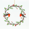 Robin Red Breast - Large Wreath and Robins