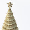 Gold Christmas - Large Metal Wavy Tree on Stand