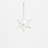 White Christmas - Medium Angled Star Hanger