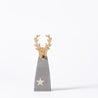 Stone And Silver Christmas - Small Reindeer with Silver Tree