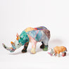 Pastel Rascals - Small Standing Rhinoceros