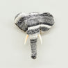 Black and White - Small Elephant Wall Art