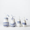 Blue and White Dhurrie - Small Pear