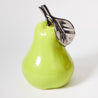 Lime and Silver - Large Pear