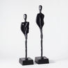 Black and White - Male Sculpture - Matt Black
