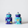 Songbirds - Pair of Assorted Small Jars/Lids