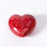 Red Carved Hearts - Large Heart