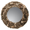 Drifters - Large Round Bark Mirror