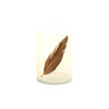 Feathered - Mini Smoked Glass Feathered Vase