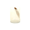 Feathered - Mini Smoked Glass Feathered Vase