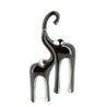 Black and Silver - Pair of Small Elephants