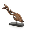 Carvings  - Diving Fish on Plinth