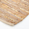Leather Shreds - Giant Leather Rug - Gold Detail
