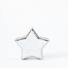 Scratched Christmas - Small Outlined Star - White