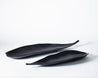 Black and White - Large Tropical Leaf Dish
