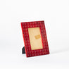 Red Carved Hearts - 4" X 6" Photoframe