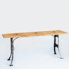 One of a kind - Long Wood and Iron Console Table