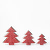 Scratched Christmas - Large Outlined Tree - Red