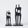 Black and White - Small Couple Sculpture