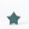 Scratched Christmas - Small Outlined Star - Green