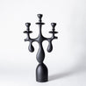 Black and White - Small Abstract Candleholder