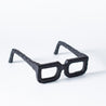 Black and White - Rectangular Spectacles