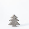 Scratched Christmas - Small Outlined Tree - Grey