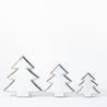 Scratched Christmas - Small Outlined Tree - White