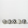 Black and White - Round Ball - Stripes
