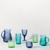 Ribbed - Six Assorted Small Jugs