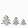 Scratched Christmas - Large Outlined Tree - Grey