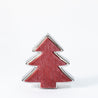 Scratched Christmas - Medium Outlined Tree - Red