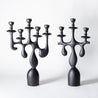 Black and White - Small Abstract Candleholder