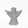 Scratched Christmas - Large Outlined Angel - Grey