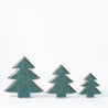Scratched Christmas - Small Outlined Tree - Green