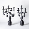 Black and White - Large Abstract Candleholder