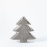 Scratched Christmas - Medium Outlined Tree - Grey