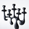 Black and White - Large Abstract Candleholder