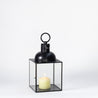 Lantern Light Small Slim Sqaure Lantern - Antique Burnt