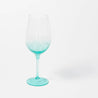Sea Spray - Wine Glass - Aqua
