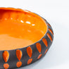 Teardrops Large Round Bowl - Orange